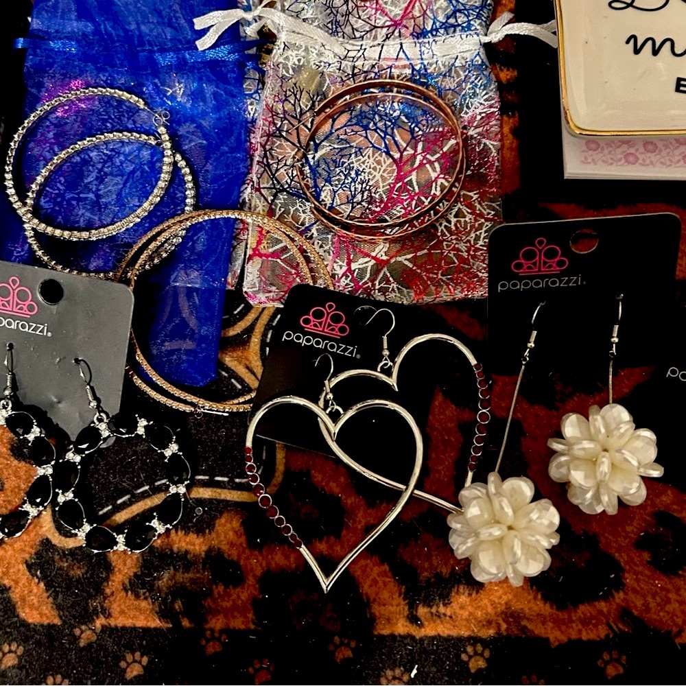 Paparazzi Silver and Black Jewelry Collection